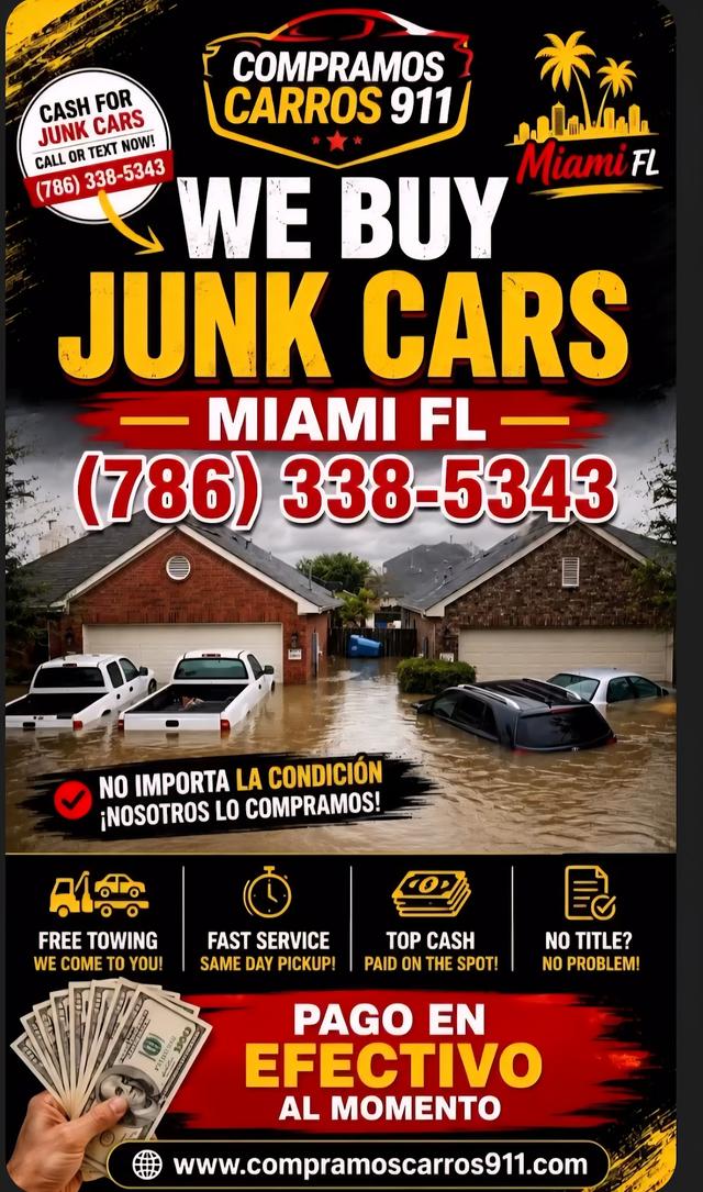 Compramos carros, Miami, Florida