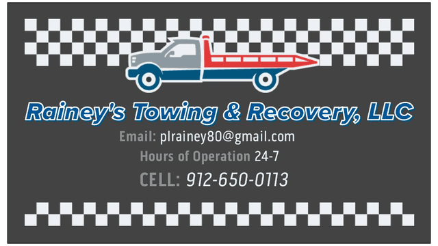 Rainey's Towing and Recovery, LLC, Savannah, Georgia