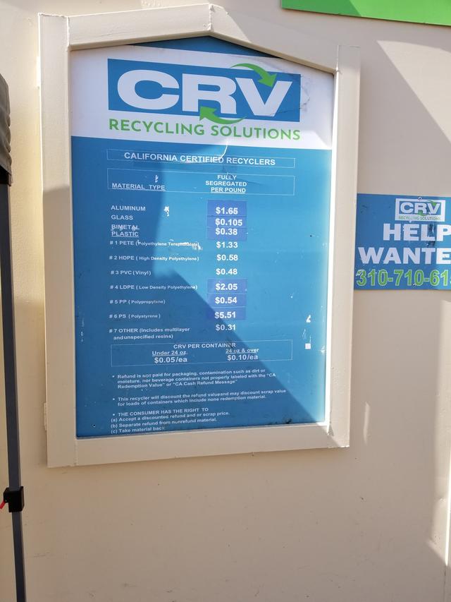 CRV Recycling Solutions, Temecula, California