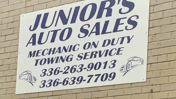 Juniors Auto Sales, Service and Towing, Burlington, North Carolina