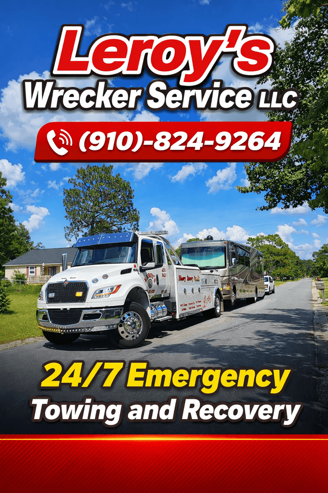 Leroy's Wrecker Service, Fayetteville, North Carolina