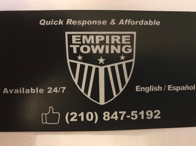 EMPIRE TOWING SATX LLC, San Antonio, Texas
