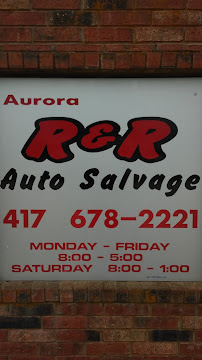 Aurora R & R Auto Salvage inc.