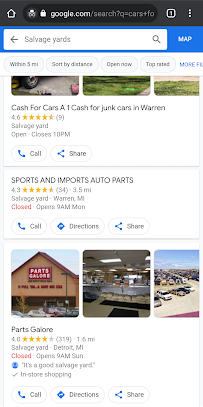 Cash For cars A-1 junk car removal cash for cars warren05